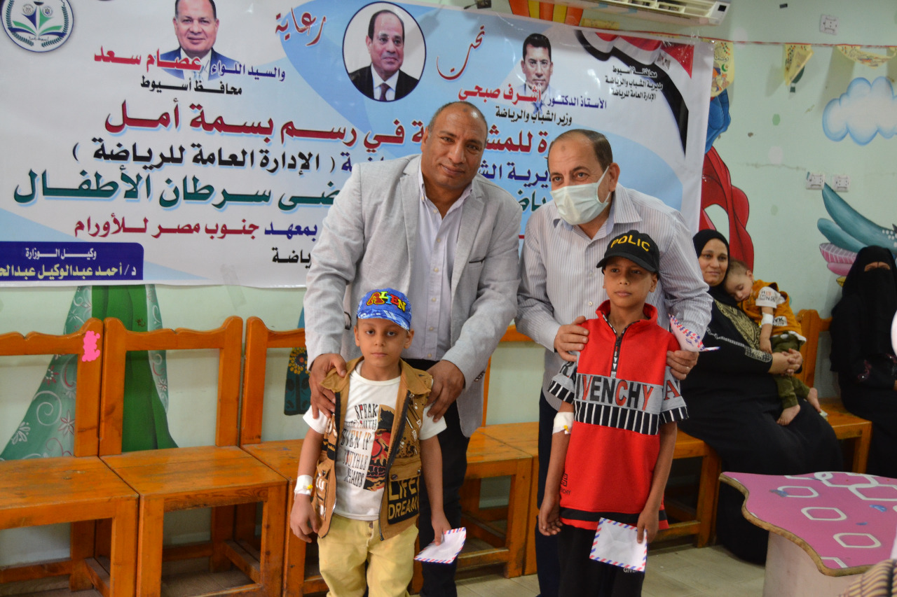 زيارة وكيل وزارة الشباب والرياضة باسيوط 16-5-2022