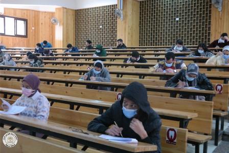 تم اليوم ختام اعمال امتحانات أعمال السنة بالكلية .