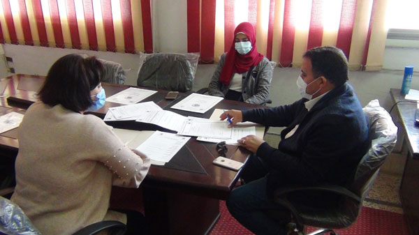 اجتماع مجلس ادارة وحدة القياس والتقويم رقم (8)