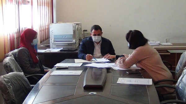 اجتماع مجلس ادارة وحدة القياس والتقويم رقم (8)