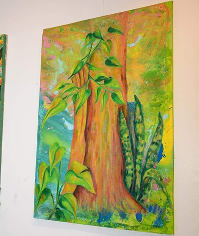 معرض الفرقة الثانية والرابعة بقسم التصوير بكلية الفنون الجميلة بعنوان " تشكيل لونى "