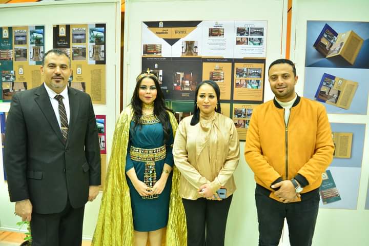 المعرض الفنى 61 للفنانه الدكتورة نهى المفتى المدرس بقسم الجرافيك