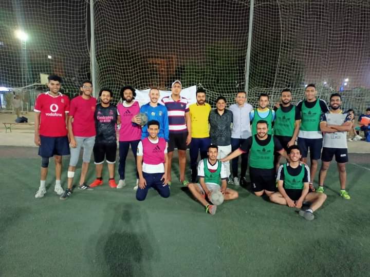 ختام الدورة الرمضانية في كرة القدم الخماسي التى تنظمها اللجنة الرياضية بالكلية في ملاعب كلية التربية الرياضية في الفترة من 14 إلى 19 /4 / 2022