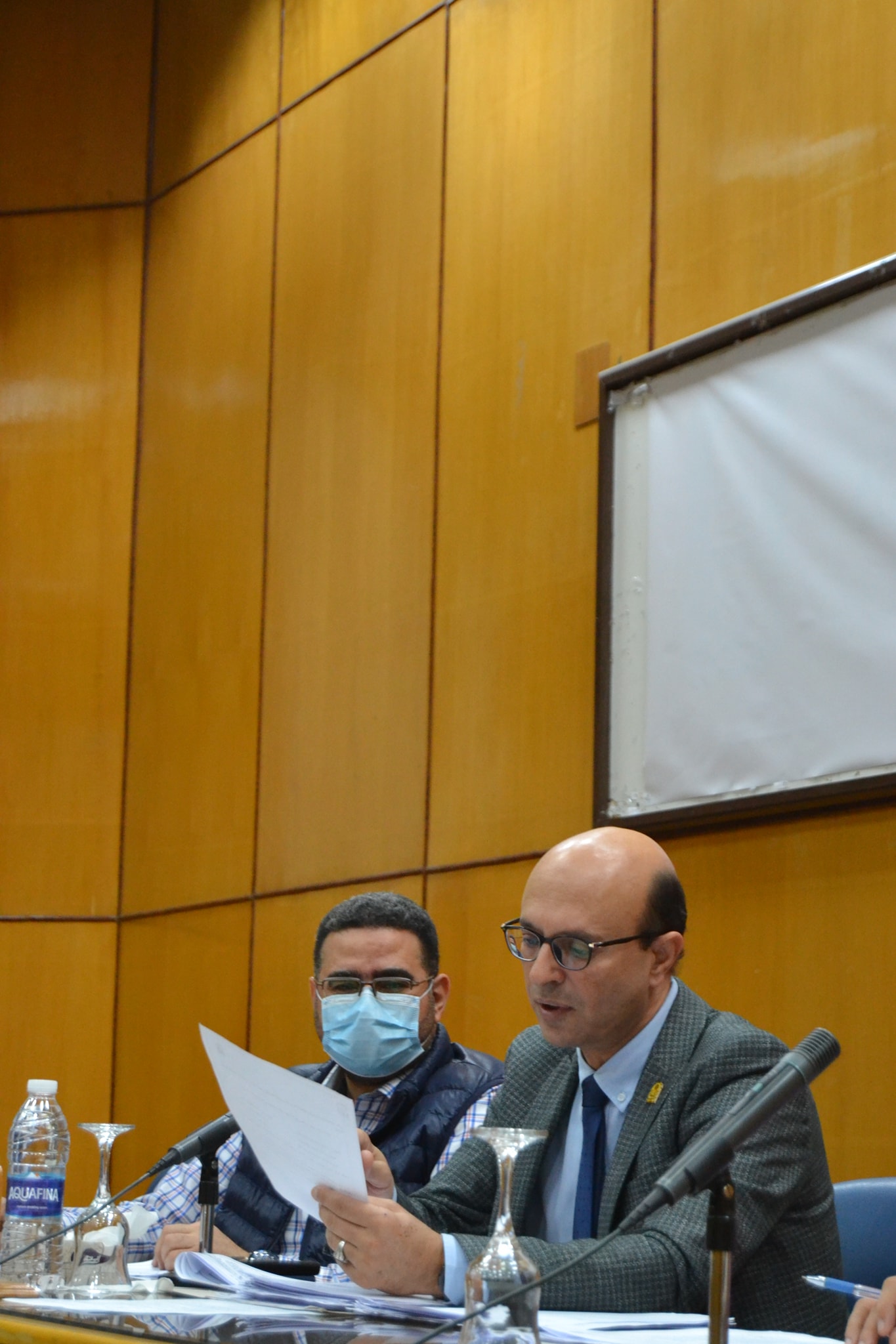  انعقاد مجلس كلية الفنون الجميلة رقم ( ١٠ ) برئاسة السيد الأستاذ الدكتور /أحمــد المنشـاوي