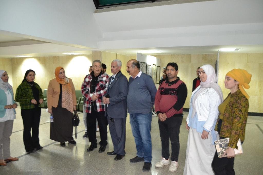 جامعة أسيوط تستقبل أعضاء اللجنة الدائمة لمسابقة جائزة نوار للرسم و التي تحتضنها الجامعة فى دورتها الرابعة للعام 2022 