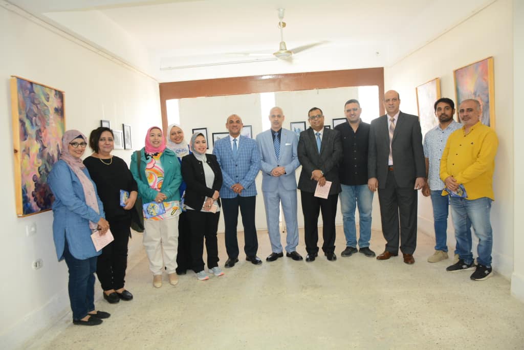 جامعة أسيوط تشهد افتتاح معرض فني "ارتجال" بكلية الفنون الجميلة