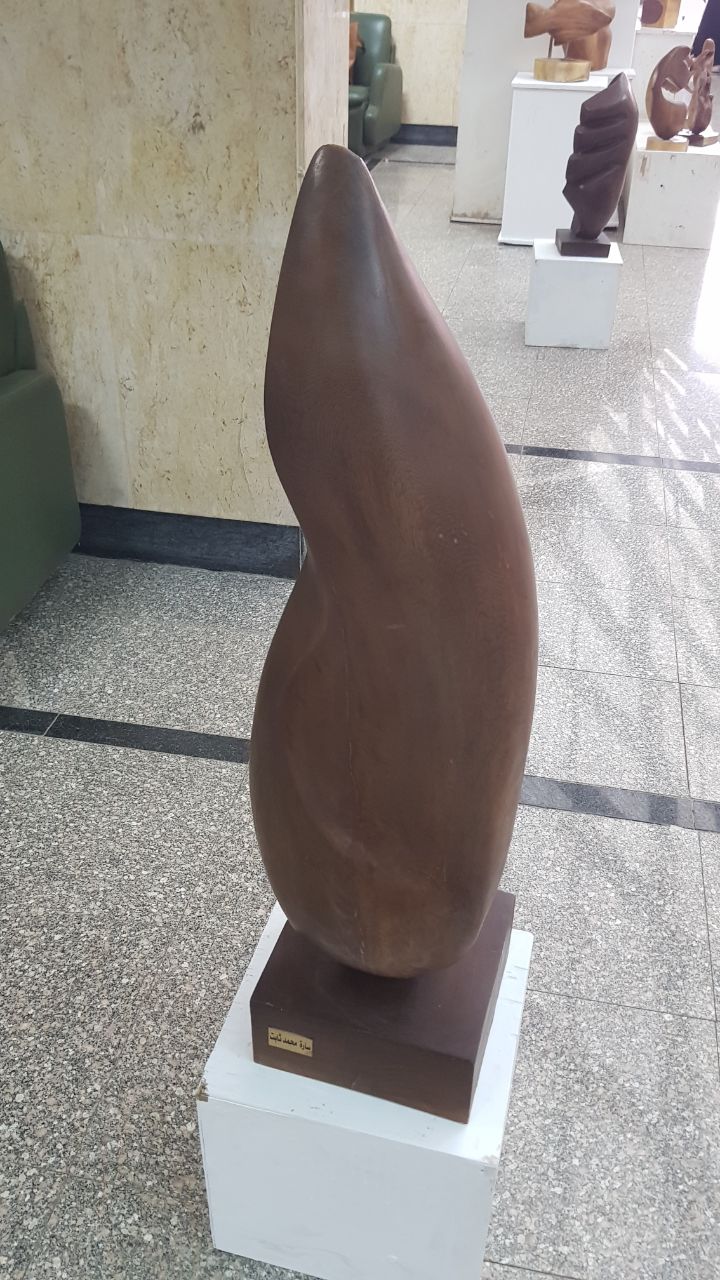 اعمال طلاب قسم النحت التي عرضت في معرض انشودة طلابية .. 