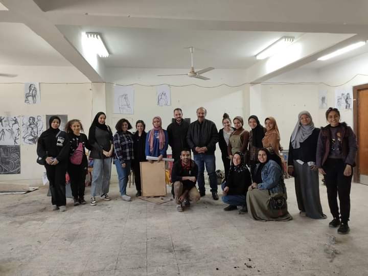  	إقامة ورشة عمل عن الأساليب العالمية لفن الرسم من دروس البرفيسيور روجر دال بأكاديمية ستراسبورج للفنون  بفرنسا ضمن فعاليات جائزة نوار للرسم