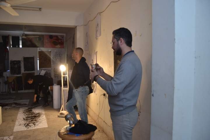 إقامة ورشة عمل عن الأساليب العالمية لفن الرسم من دروس البرفيسيور روجر دال بأكاديمية ستراسبورج للفنون  بفرنسا ضمن فعاليات جائزة نوار للرسم