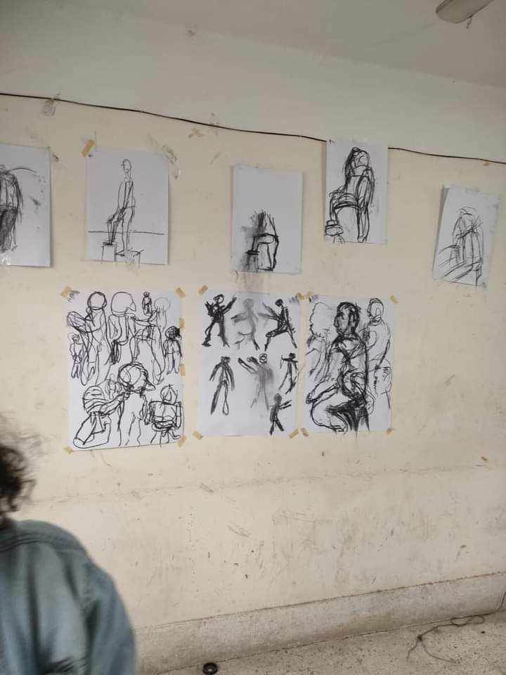 إقامة ورشة عمل عن الأساليب العالمية لفن الرسم من دروس البرفيسيور روجر دال بأكاديمية ستراسبورج للفنون  بفرنسا ضمن فعاليات جائزة نوار للرسم