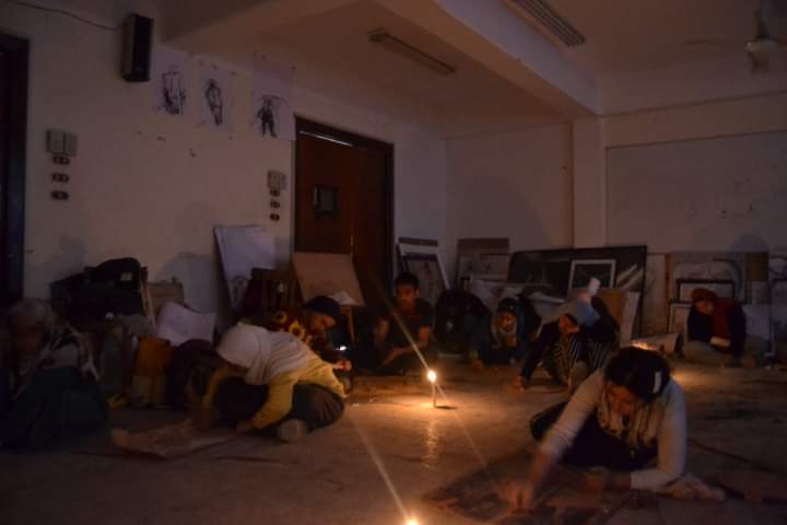 إقامة ورشة عمل عن الأساليب العالمية لفن الرسم من دروس البرفيسيور روجر دال بأكاديمية ستراسبورج للفنون  بفرنسا ضمن فعاليات جائزة نوار للرسم