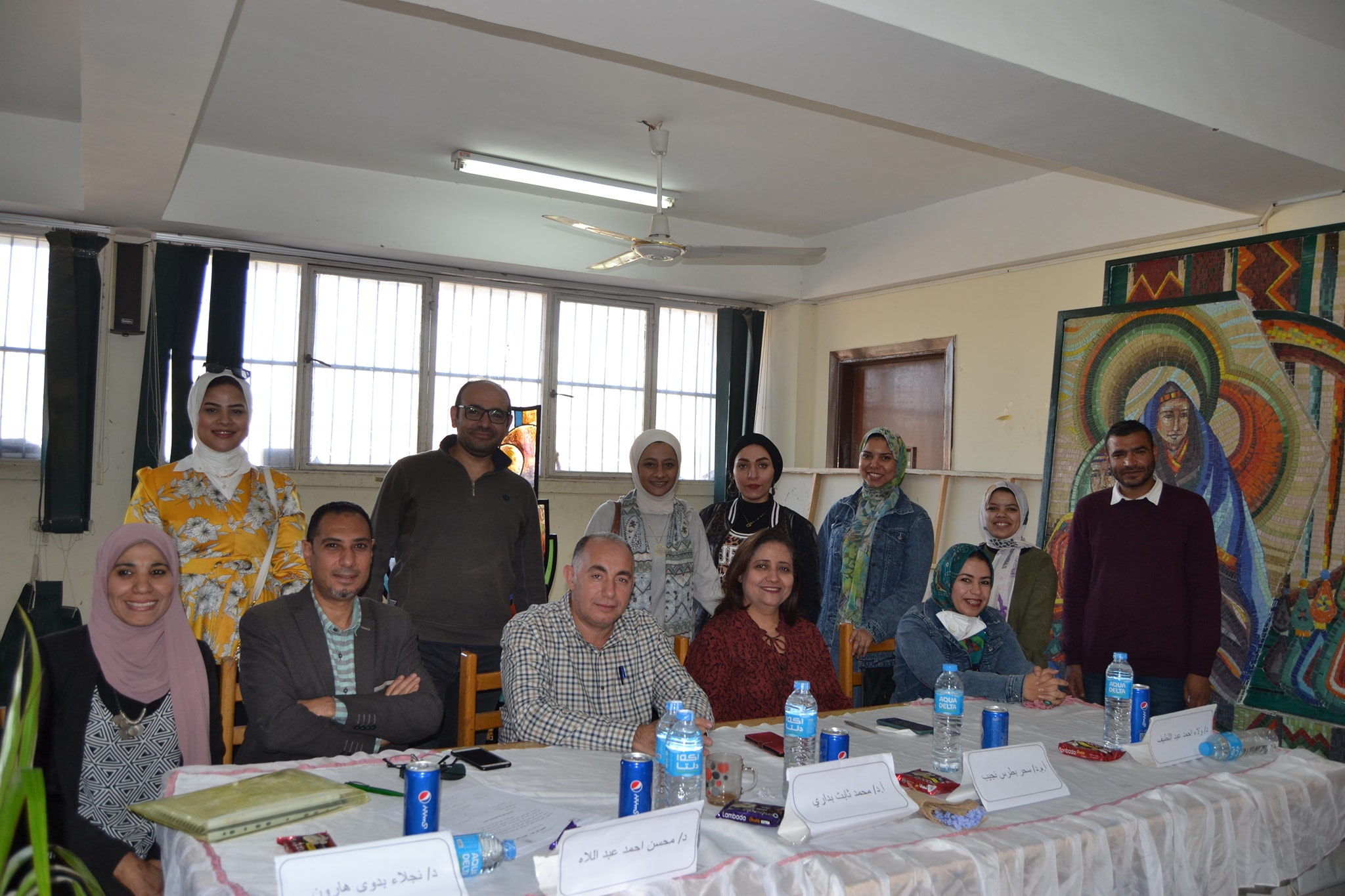 عقد سمينار لطلاب مرحلة الماجستير والدكتوراه بقسم التصوير