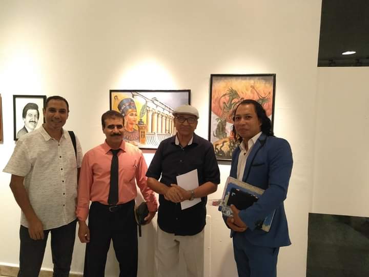 مشاركة الدكتور محسن أحمد عبداللاه مدرس بقسم التصوير بالكلية فى معرض (المنيا ذاكرة الفنون) معرض الفنون التشكيلية في نسخته الثانية بقاعة ايزيس بمتحف محمود مختار بالقاهرة