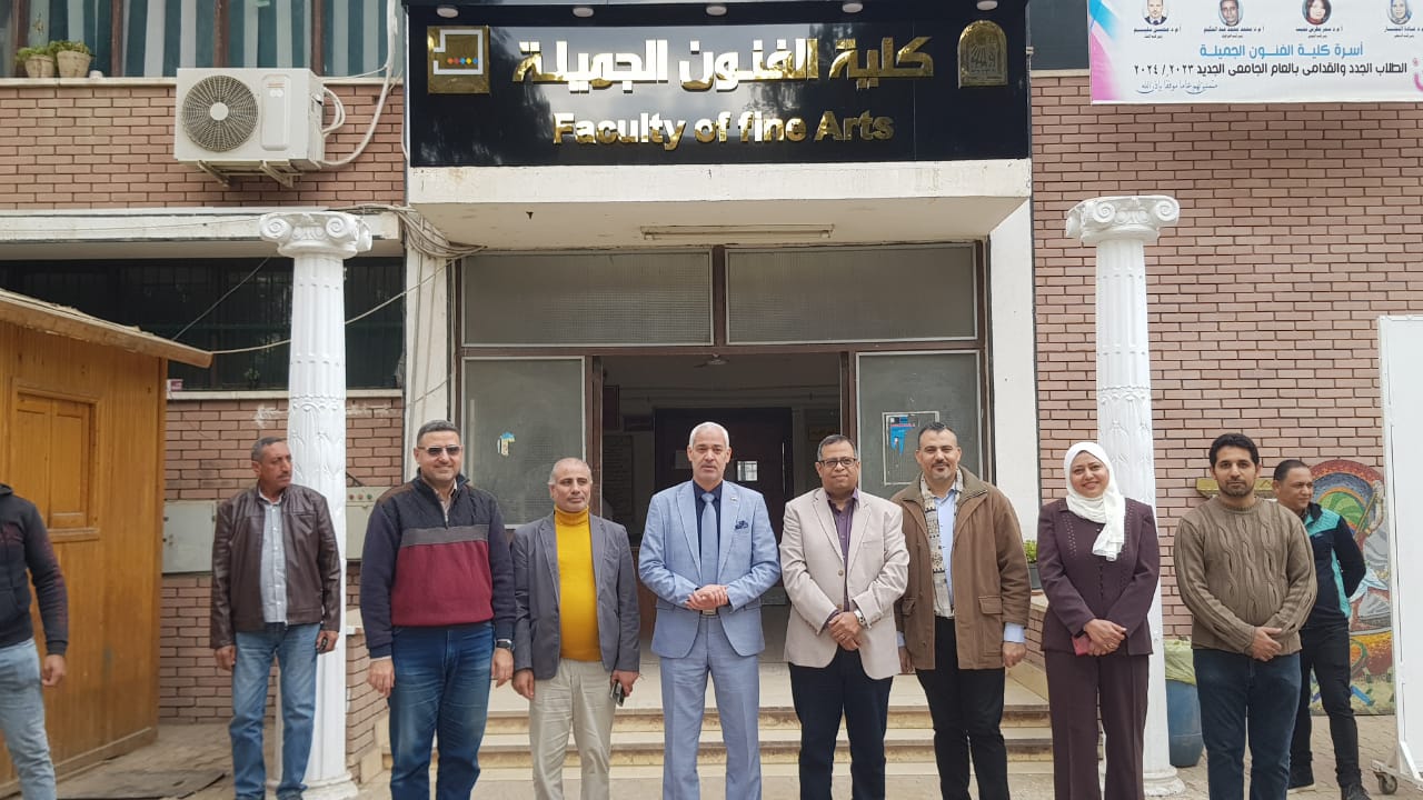  افتتح السيد الاستاذ الدكتور أحمد عبد المولى نائب رئيس الجامعة لشئون التعليم والطلاب الدورة التدريبية "نظام شؤون الطلاب والكنترول الموحد" التي نظمتها وحدة ضمان الجودة بالكلية 