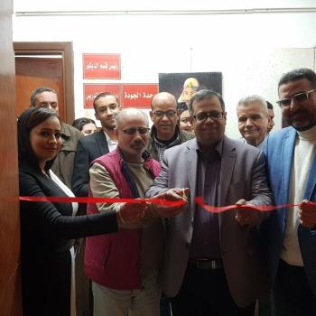 افتتح السيد الاستاذ الدكتور/ خالد صلاح عميد الكلية اليوم معرض "مانيرا نيرا" للدكتورة نهي سعيد مفتي