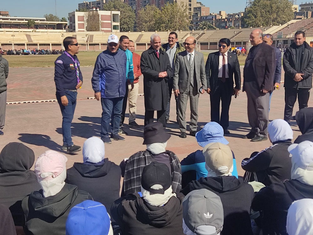 الدكتور المنشاوي يتفقد القرية الأولمبية بجامعة أسيوط ويتابع أعمال المعسكر الطلابي لكلية التربية الرياضية