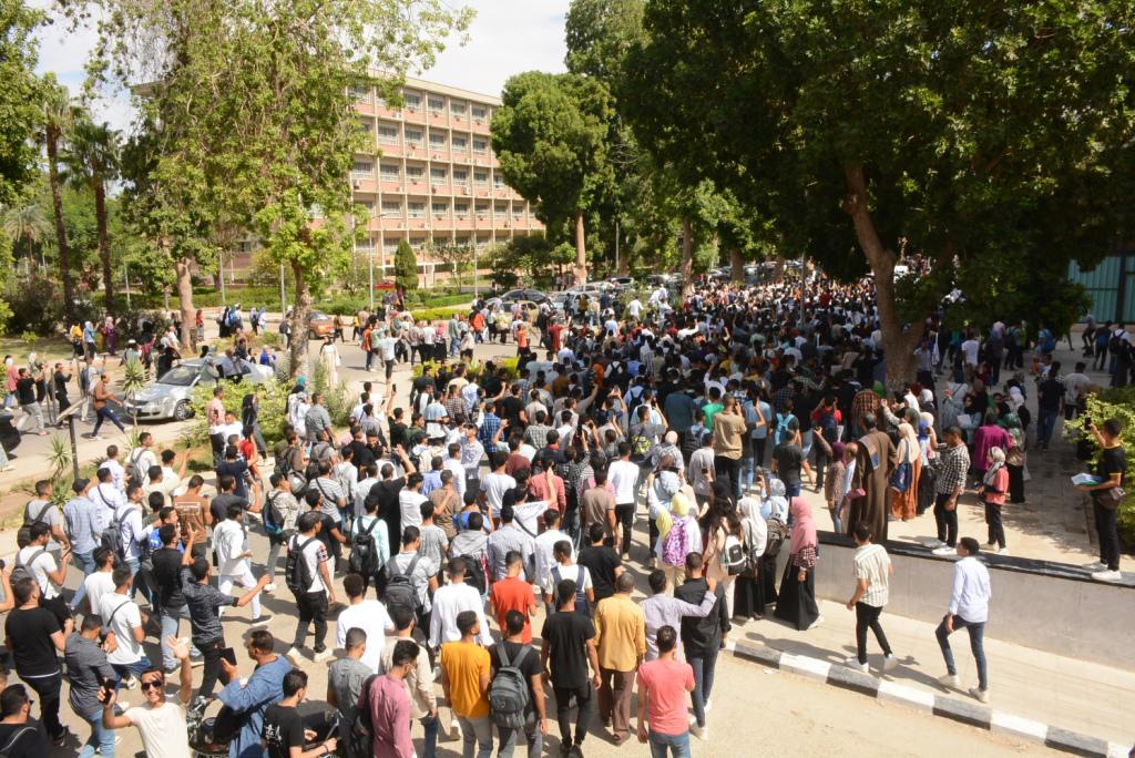انتفاضة في جامعة أسيوط لأجل فلسطين
