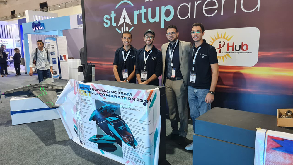 "طلاب هندسة أسيوط" ؛ يشاركون في الدورة الخامسة لمعرض، ومؤتمر النقل الذكي، واللوجستيات Trans MEA 2023 