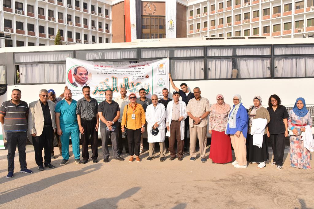 جامعة أسيوط تطلق أعمال قافلتها التنموية الشاملة "وصال الخير" بقرية" شُطب