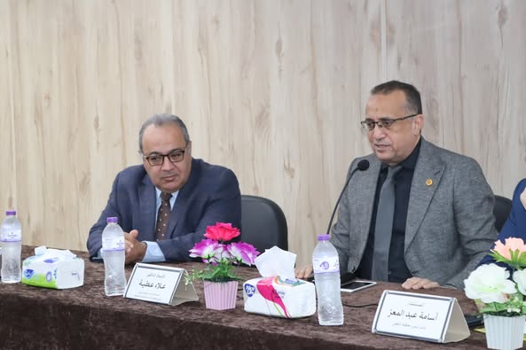 "جرائم الإنترنت وعلاقتها بالمؤسسات الصحية"  فى ندوة نظمتها مستشفى الأمراض العصبية والنفسية وجراحة المخ والأعصاب بكلية الطب جامعة أسيوط .