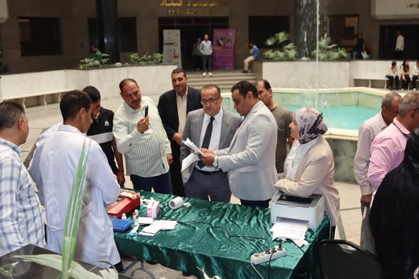 يوم صحى ضمن فعاليات افتتاح المؤتمر السنوي (٣٥) لكلية الطب بجامعة أسيوط