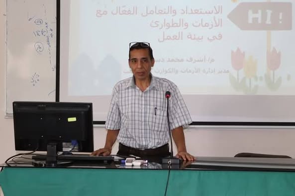 فعاليات ورشة العمل تحت عنوان "حول مبادئ الإسعافات الأولية والتعامل مع الأزمات والطوارئ"