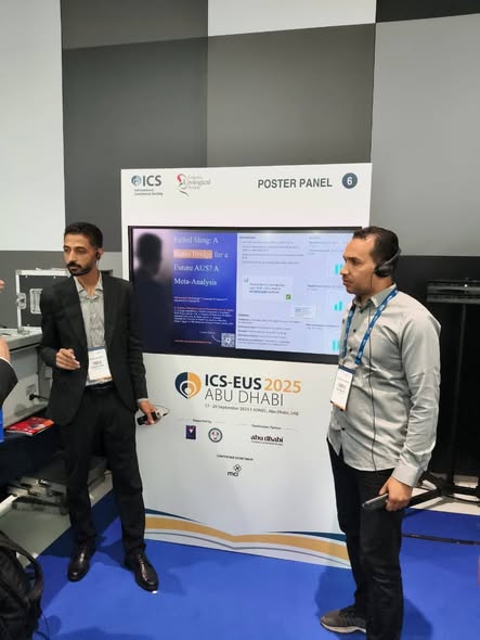 مشاركة الطالب/ حمزة أحمد محمود محمد، بالفرقة الخامسة، المتميزة وتمثيله المُشرف للكلية ولجامعة أسيوط في المؤتمر السنوي للجمعية الدولية للسلس البولي (ICS) 2025، والذي عُقد في مدينة أبو ظبي بالتعاون مع الجمعية الإماراتية للمسالك البولية.