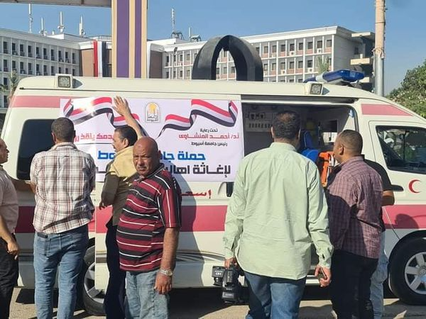 Assiut University launches a blood donation campaign to support brothers in Palestine