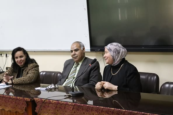 اجتماع إدارة الكلية ووحدة ضمان الجودة مع إتحاد طلاب كلية الطب