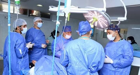 A medical team at the Women's Health Hospital at Assiut University successfully performed a uterus transfer on a girl suffering from a rectal tumor to preserve her ability to reproduce.