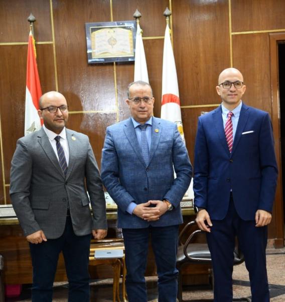 The Dean of the Faculty of Medicine at Assiut University discusses ways of cooperation with the American Miracle Fit Foundation and the Childhood and Development Association "ACDA" to support the care of children with clubfoot