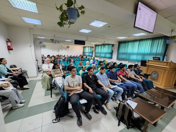 Lecture activities for the 60th batch of trainee doctors at the Pediatrics Department at Assiut University Children's Hospital.