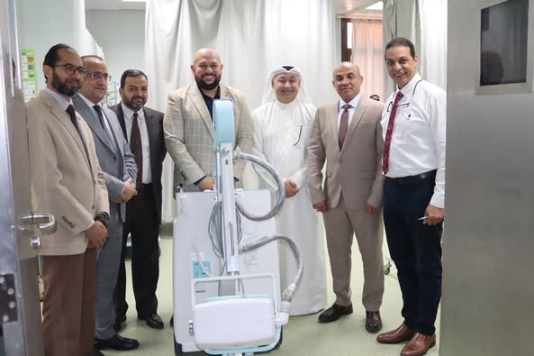 A delegation from the Kuwait Office for Charitable Projects in Cairo and the Sheikh Abdullah Al-Nouri Charitable Association visited Assiut University's Trauma and Emergency Hospital.