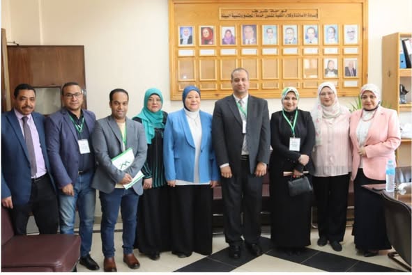 As part of the "Best Environmentally Friendly College" competition, the Assiut University College Evaluation Committee visits the Faculty of Medicine.