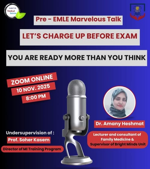 Bright Minds Unit is organizing a workshop titled 'Let’s Charge Up Before Exam – You Are More Ready Than You Think'