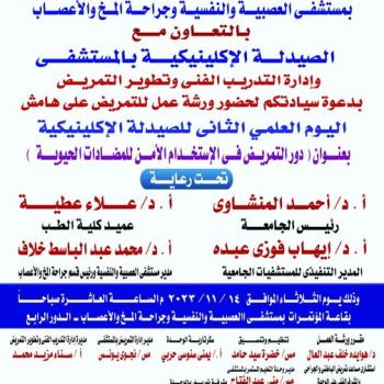 An invitation to attend a nursing workshop entitled The Role of Nursing in the Safe Use of Antibiotics