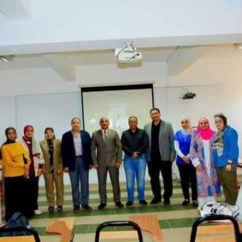The conclusion of the activities of the Breast Cancer Early Screening Campaign Week at Assiut University Hospitals, which was organized by the Department of Oncology and Nuclear Medicine in cooperation with the Faculty of Nursing.
