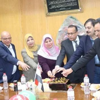 Congratulating an employee on reaching retirement age