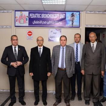 Opening of the Pediatric Chest Endoscopy Unit at Assiut University Children's Hospital