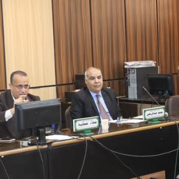 Faculty Council Meeting (No. 793)  Tuesday, May 20, 2025  Chaired by Professor Dr. Alaa Attia, Dean of the Faculty and Chairman of the Board of Directors of University Hospitals, and attended by the Faculty's Vice Deans, the President of the Assiut Doctors Syndicate, the Undersecretary of the Ministry of Health in Assiut, the Faculty's department heads, and the Council members.