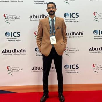 The distinguished participation of the fifth-year student, Hamza Ahmed Mahmoud Mohamed, and his honorable representation of the college and Assiut University in the annual conference of the International Continence Society (ICS) 2025, which was held in Abu Dhabi in cooperation with the Emirates Urological Association.