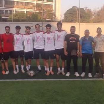 The Faculty of Medicine's futsal team takes second place in a tournament hosted by the Faculty of Commerce.