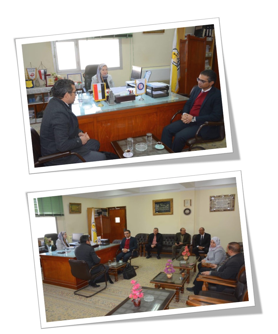 زيارة فريق الجهة المانحة لشهادة الأيزو ( AJA  ) لإجراء المراجعة وتجديد شهادة الايزو لنظام إدارة الجودة