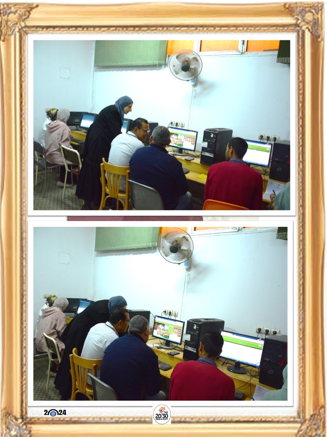 صور ورشة عمل للسادة العاملين بالكلية تحت عنوان  "  الإيميل الاكاديمى و إستخداماته "