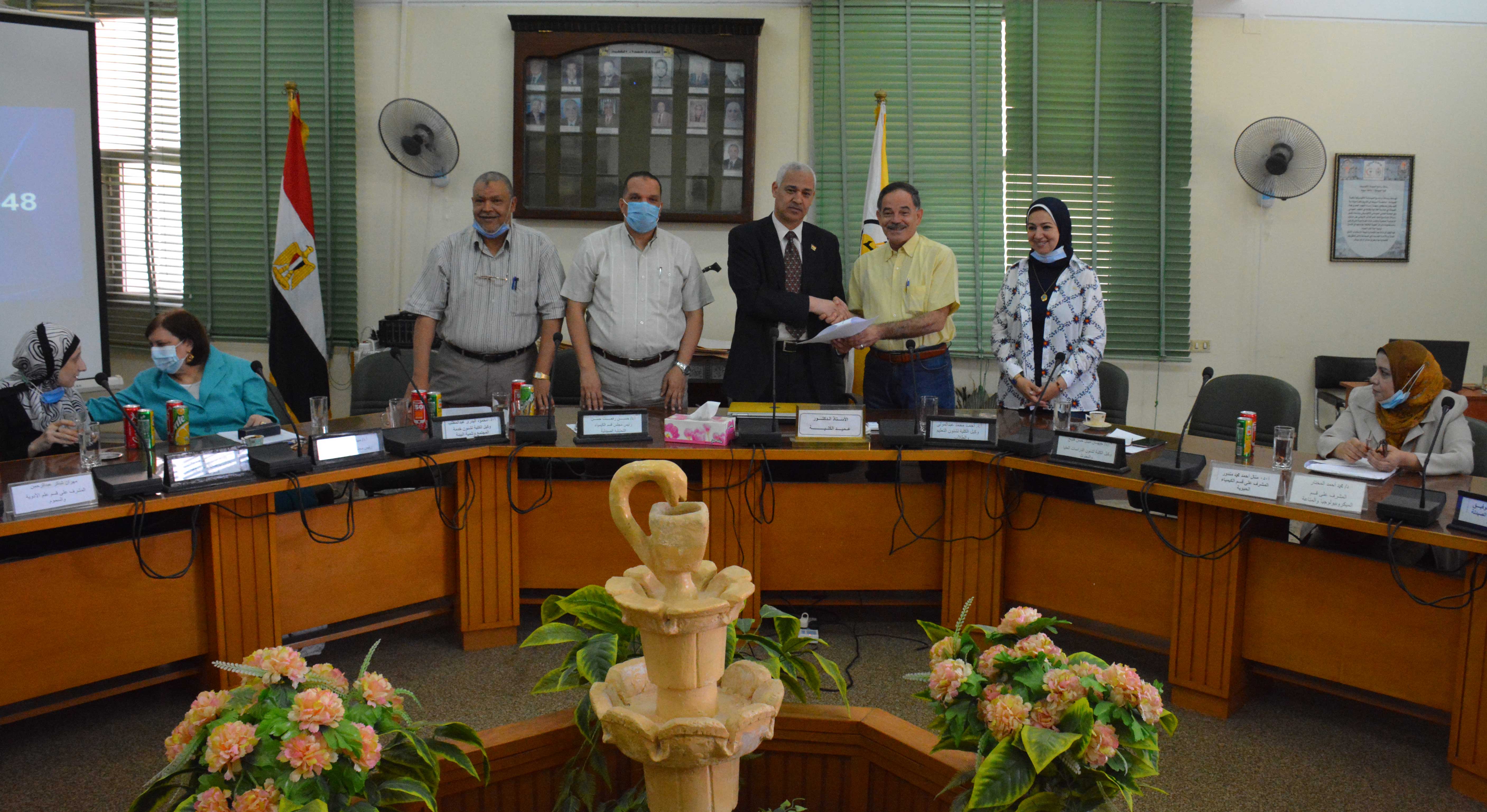 تجديد بروتوكول التعاون بين كلية الصيدلة جامعة أسيوط ونقابة الصيادلة