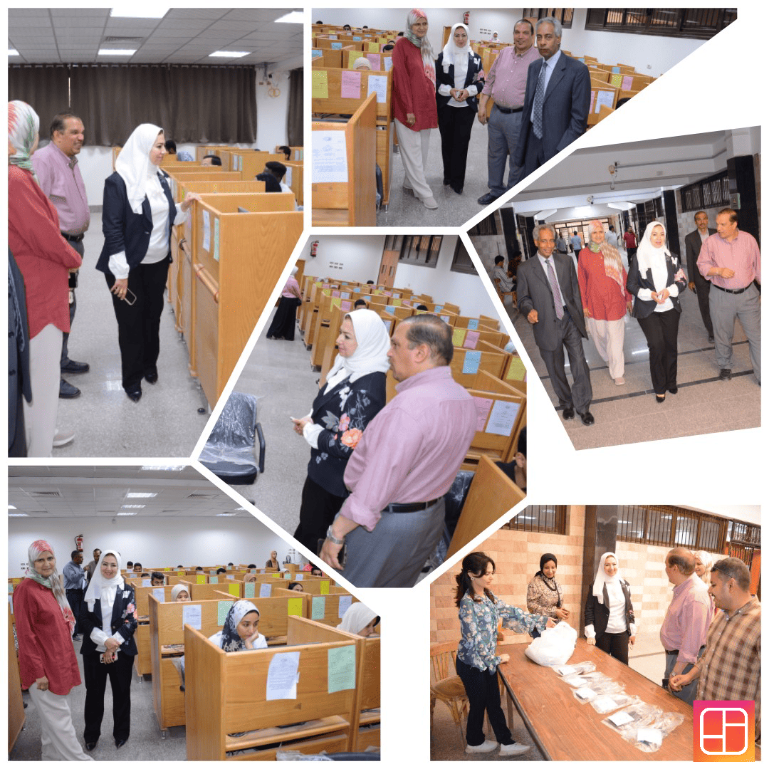 جولة عميد كلية الصيدلة  لمتابعة سير إمتحانات الفصل الدراسى الثانى  للعام الجامعى 2024/2025 م