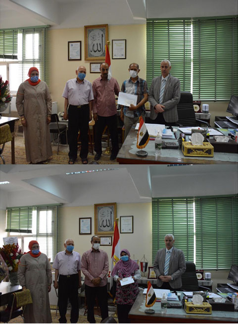 جائزة عميد كلية الصيدلة جامعة أسيوط  للتميز الإدارى