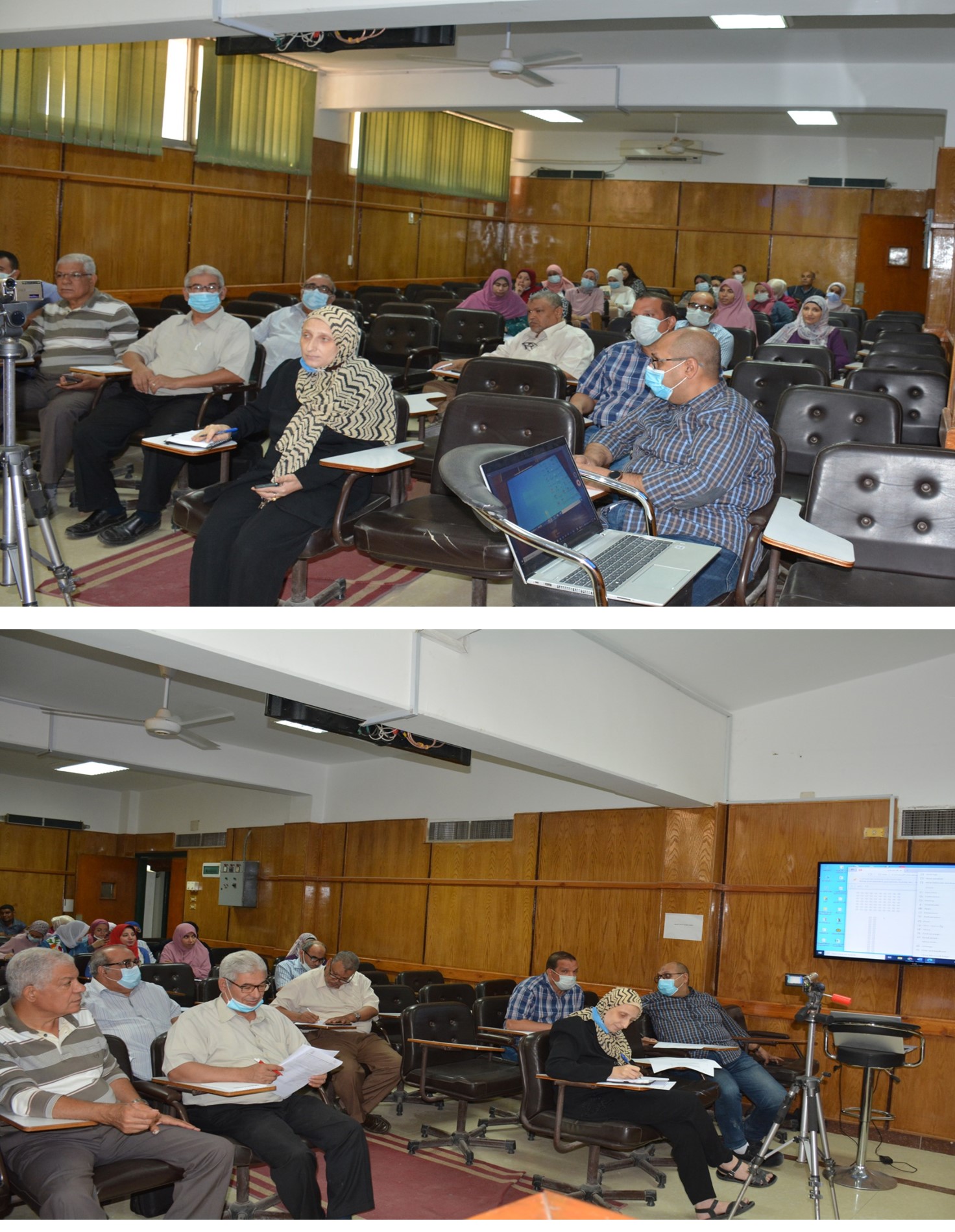 ورشة عمل تحت عنوان التصحيح الألى بإستخدام برنامج OMR