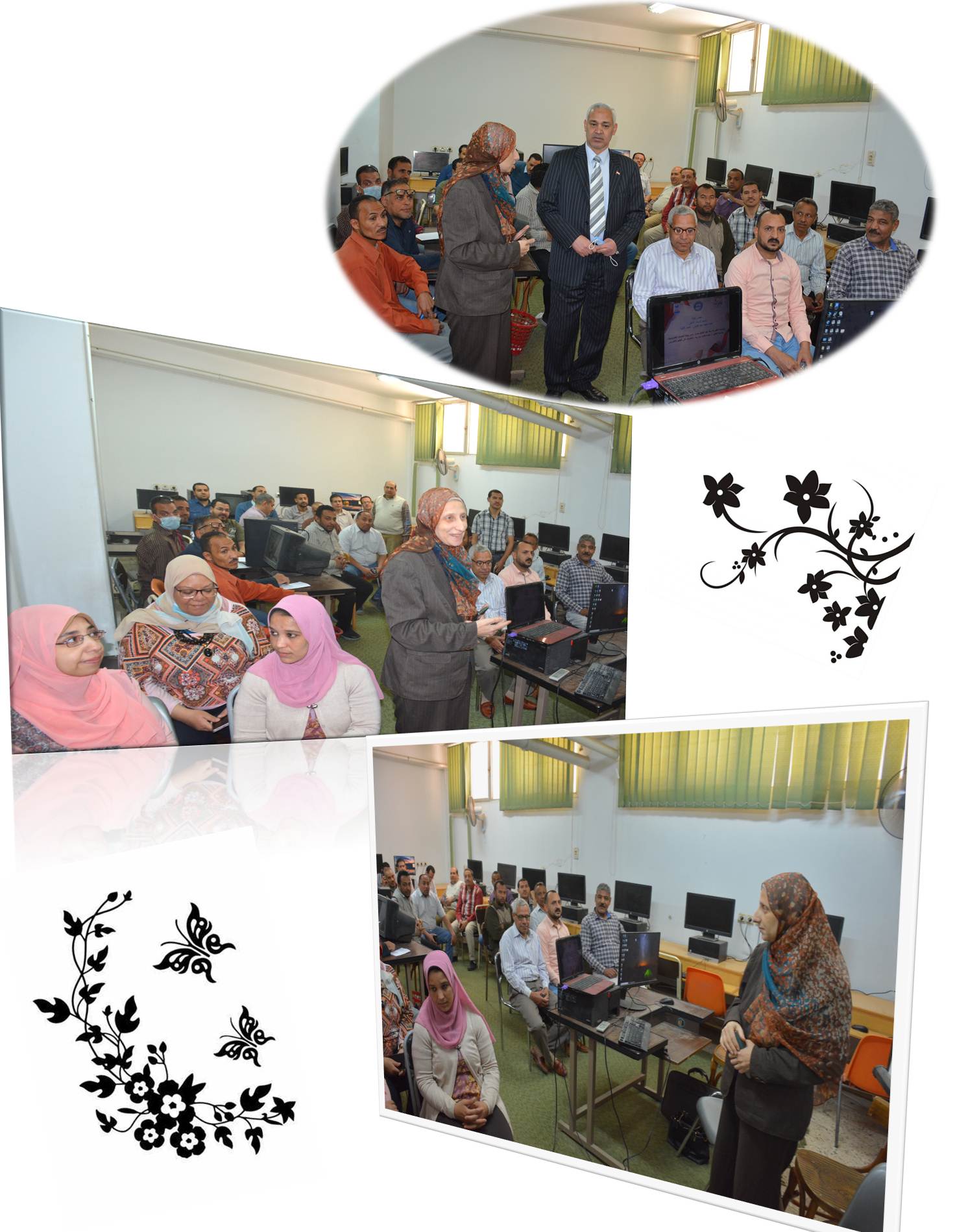 ورشة عمل " كيفية المراقبة على الطلاب فى مركز الإختبارات "