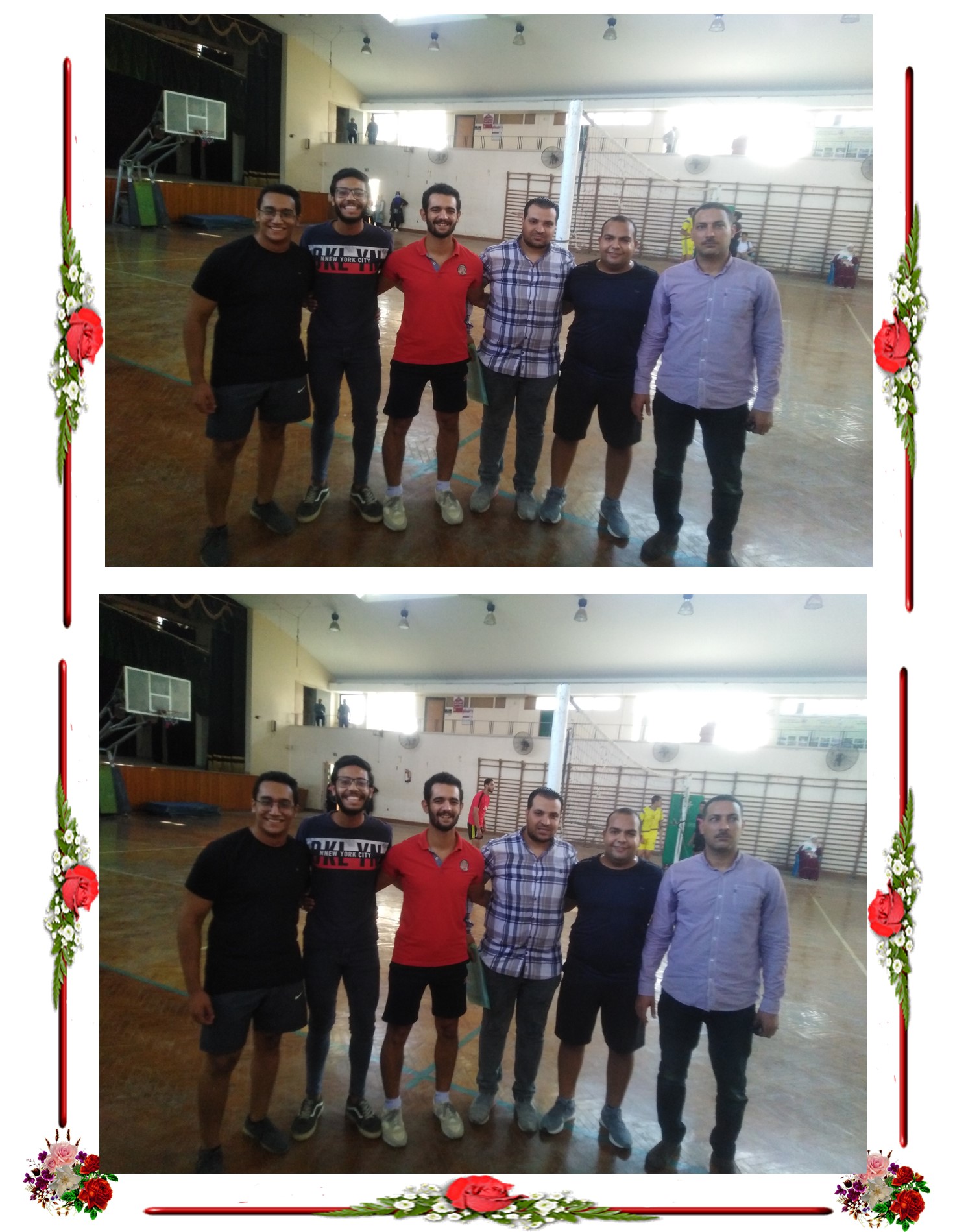 يهنئ السيد الأستاذ الدكتور/عميد كلية طلاب فريق الكلية للكرة الطائره لحصولهم على المركز الثالث على مستوى الجامعة فى الدورة التنشيطية المقامة بستاد جامعة أسيوط فى الفترة من 17-10 إلى 26-10-2021م للعام الجامعى 2021-2022م